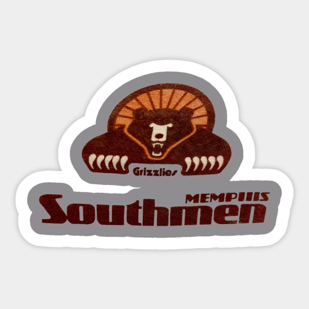 Memphis Southmen Sticker by SPINADELIC